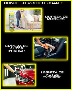 Limpiador Multiusos Schubert  - Ideal para Autos y Muebles